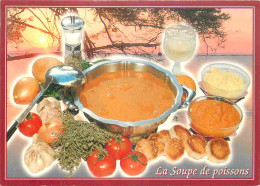 Recettes De Cuisine - Soupe De Poissons - Gastronomie - CPM - Voir Scans Recto-Verso - Recettes (cuisine)