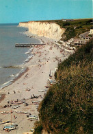 76 - Veules Les Roses - La Plage Et Les Falaises D'Amont (70 M.) - Scènes De Plage - Carte Neuve - CPM - Voir Scans Rect - Veules Les Roses