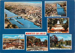 78 - Mantes La Jolie - Multivues - CPM - Carte Neuve - Voir Scans Recto-Verso - Mantes La Jolie