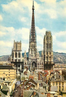 76 - Rouen - La Cathédrale Notre Dame Vue Du Beffroi - La Flèche Est La Plus Haute De France (151 M.) - Carte Neuve - CP - Rouen
