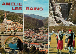 66 - Amélie Les Bains - Multivues - Folklore - CPM - Voir Scans Recto-Verso - Andere & Zonder Classificatie