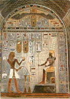Art - Antiquité - Egypte - Tothmcs III Offering To God Amun Ra - Carte Neuve - CPM - Voir Scans Recto-Verso - Antiek