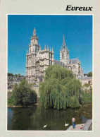 27 - Evreux - La Cathédrale - CPM - Flamme Postale - Voir Scans Recto-Verso - Evreux