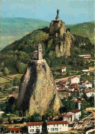 43 - Le Puy En Velay - Rocher Saint Michel - Rocher Corneille - Statue De Notre-Dame De France - Flamme Postale - CPM -  - Le Puy En Velay