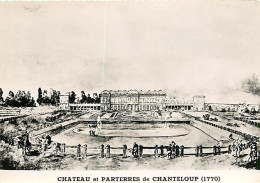 37 - Amboise - Château Et Parterres De Chanteloup - D'après Une Gravure D'époque - Gravure Lithographie Ancienne - CPM - - Amboise