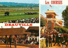 14 - Deauville - Les Courses - Multivues - Chevaux - Hippodrome - La Vente Des Yearling - CPM - Voir Scans Recto-Verso - Deauville