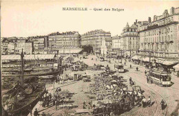 13 - Marseille - Quai Des Belges - Animée - Tramway - CPA - Voir Scans Recto-Verso - Unclassified