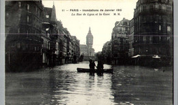 [75] Paris > Inondations De 1910 RUE DE LYON   ///122 ///  TRAIT CAUSE  SCAN - Inondations De 1910