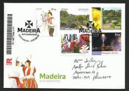 Portugal Madère Timbres Autocollant 2016 Reprend Europa CEPT 2014 FDC R Instruments Musique Madeira Sticker Stamps - 2014