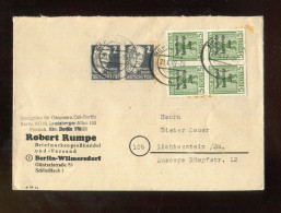 "SBZ" 1949, Mi. 212 MiF Auf Brief Ex Berlin-Wilmersdorf (L2088) - Lettres & Documents