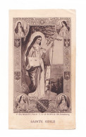 Sainte Odile, Saintes Roswinda, Eugenia, Imelindis Et Gundelindis, P.-Dié Mallet, éd. F. X. Le Roux - Devotion Images