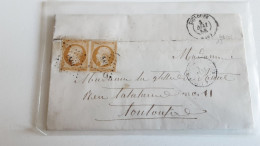 LETTRE FRANCE MARCOPHILIE 62 LETTRES - 1849-1876: Classic Period