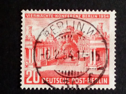 BERLIN MI-NR. 116 GESTEMPELT(USED) VIERMÄCHTE-KONFERENZ KLEISTPARK 1954 - Used Stamps