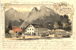 Gruss Aus Der Schmölz - Litho _ Verlag Moch & Stern - Garmisch-Partenkirchen