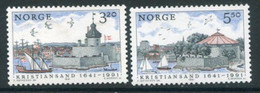NORWAY 1991 350th Anniversary Of Kristiansand MNH / **.   Michel 1064-65 - Unused Stamps
