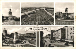 72092561 Mannheim Paradeplatz Schloss Denkmal Reiterstandbild Planken Friedrichs - Mannheim