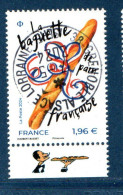 France 2024.La Baguette De Pain Française.Cachet Rond Gomme D'origine - Used Stamps