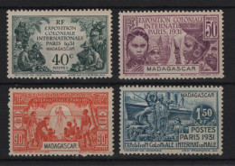 Madagascar - N°179 à 182 - ** Neufs Sans Charniere - Cote 24€ - Neufs