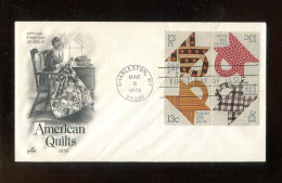 "USA" 1978, Mi. 1329-1332 "Volkskunst" 4er-Block FDC (L2095) - Enveloppes évenementielles