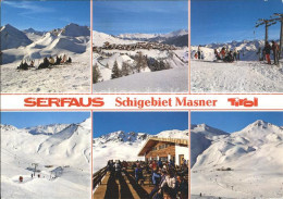 72092241 Serfaus Tirol Skigebiet Masner Skilift Berghaus Terrasse Serfaus - Otros & Sin Clasificación
