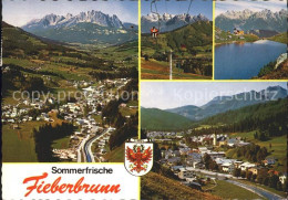 72092232 Fieberbrunn Tirol Mit Wildem Kaiser Sessellift Wildsee Mit Wildseeloder - Altri & Non Classificati