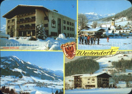 72092216 Westendorf Tirol Hotel Brehm Ortsblick Panorama Westendorf - Sonstige & Ohne Zuordnung