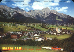 72092205 Maria Alm Steinernen Meer Mit Gotischer Kirche Panorama Maria Alm Stein - Sonstige & Ohne Zuordnung