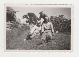 Ww2 Bulgaria Bulgarian Military Soldiers, Field Scene, Vintage Orig Photo 8.8x6.2cm. (25741) - Guerre, Militaire