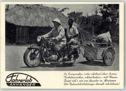 10641821 - Fahrerlob Anhaenger In Afrika  Werrbung - Motorfietsen
