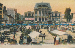 R142261 Cherbourg. La Place Du Chateau Et Le Theatre. Un Jour De Marche. Levy Fi - World