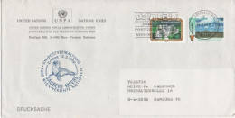 ONU, Administration  Postale De Vienne, N°73 Et 122 Sur Lettre - VN