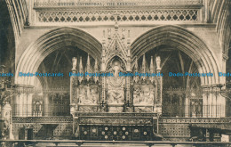 R141389 Exeter Cathedral. The Reredos. Photographic - World