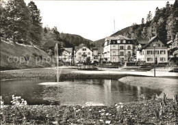 72092100 Bad Rippoldsau Schwarzwald Kurhaus Mineralbad Moorbad Teich Bad Rippold - Autres & Non Classés