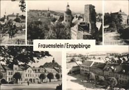 72092092 Frauenstein Sachsen Teilansichten Ruine Schloss Handabzug Frauenstein - Autres & Non Classés