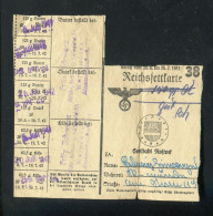 "DEUTSCHES REICH" 1942, Reichsfettkarte Ex Seestadt Rostock (L2100) - Cartas & Documentos