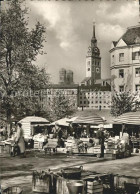 72092054 Muenchen Idyll Am Viktualienmarkt Kirchturm Muenchen - Muenchen