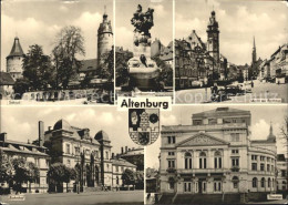 72092036 Altenburg Thueringen Schloss Skatbrunnen Markt Rathaus Theater Bahnhof  - Altenburg
