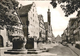 72091962 Rothenburg Tauber Herrngasse Mit Blick Zum Marktplatz Brunnen Rothenbur - Rothenburg O. D. Tauber