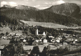 72091956 Oberstaufen Ortsansicht Mit Kirche Allgaeuer Alpen Oberstaufen - Oberstaufen