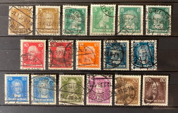 Deutsches Reich - 1926/27 - Michel Nr. 385/397 - Gestempelt - Used Stamps