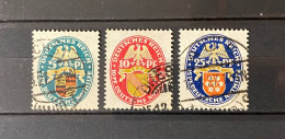 Deutsches Reich - 1926 - Michel Nr. 398/400 - Gestempelt - Used Stamps