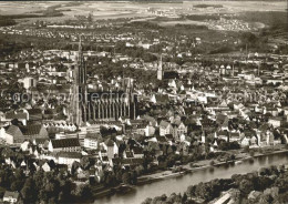 72091925 Ulm Donau Stadtbild Mit Muenster Fliegeraufnahme Ulm - Ulm