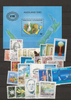 1990 MNH Nouvelle Caledonie Complete According To Michel. - Komplette Jahrgänge