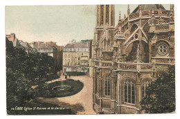 Lot De 5 CP. CAEN. Eglise St Pierre Et Le Jardin; Façade De L'abbaye Aux Dames. Eglise De La Trinité; La Tour Leroy Et L - Caen