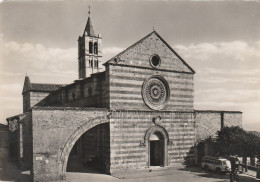 AD615 Assisi (Perugia) - Chiesa Di Santa Chiara - Bus Autobus / Viaggiata 1952 - Other & Unclassified