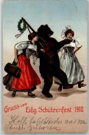 13981721 - Baer Vermenschlicht Eisg. Schuetzenfest 1910  Tracht - Sonstige & Ohne Zuordnung