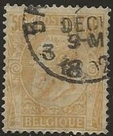 Belgique N°50 (ref.2) - 1884-1891 Leopoldo II