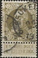 Belgique N°75 (ref.2) - 1905 Thick Beard