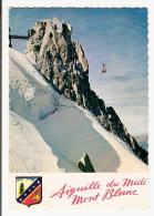 74  - CHAMONIX - MONT BLANC - Téléphérique De L' Aiguille Du Midi En 1962 - Chamonix-Mont-Blanc