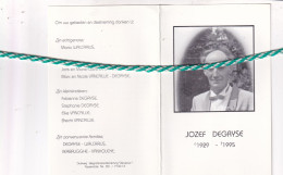 Jozef Marcel Degryse-Walcarius, Beernem 1929, Roeselare 1995; Foto - Obituary Notices